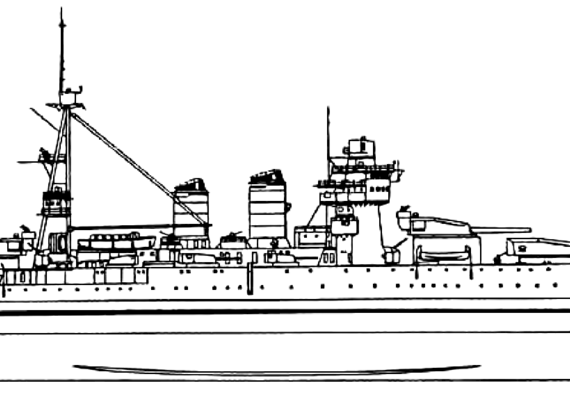 Корабль Россия - Novorossiysk [Battleship] - чертежи, габариты, рисунки